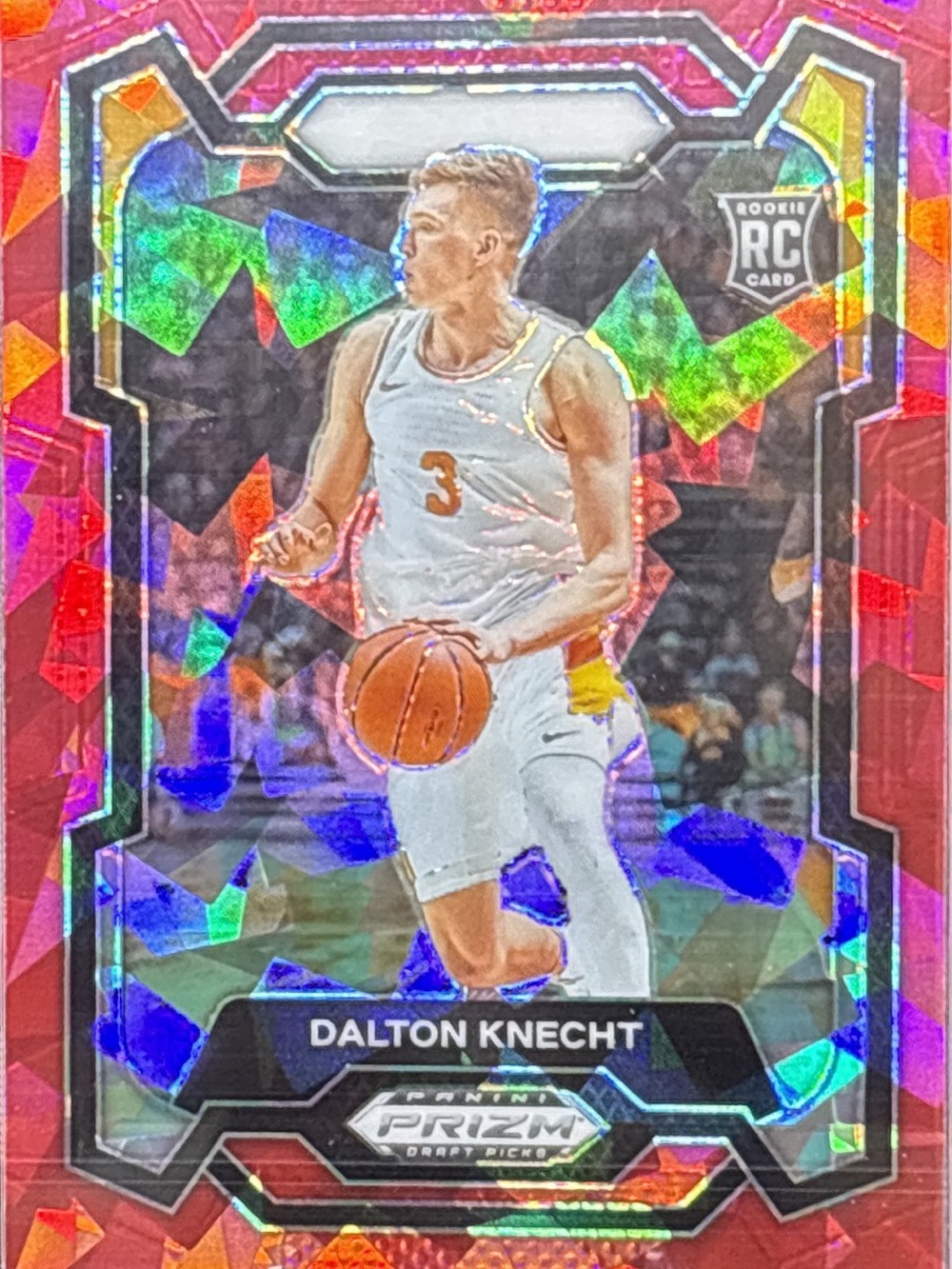 Panini Prizm Dalton Knecht Rookie Card - Red Holo Prism